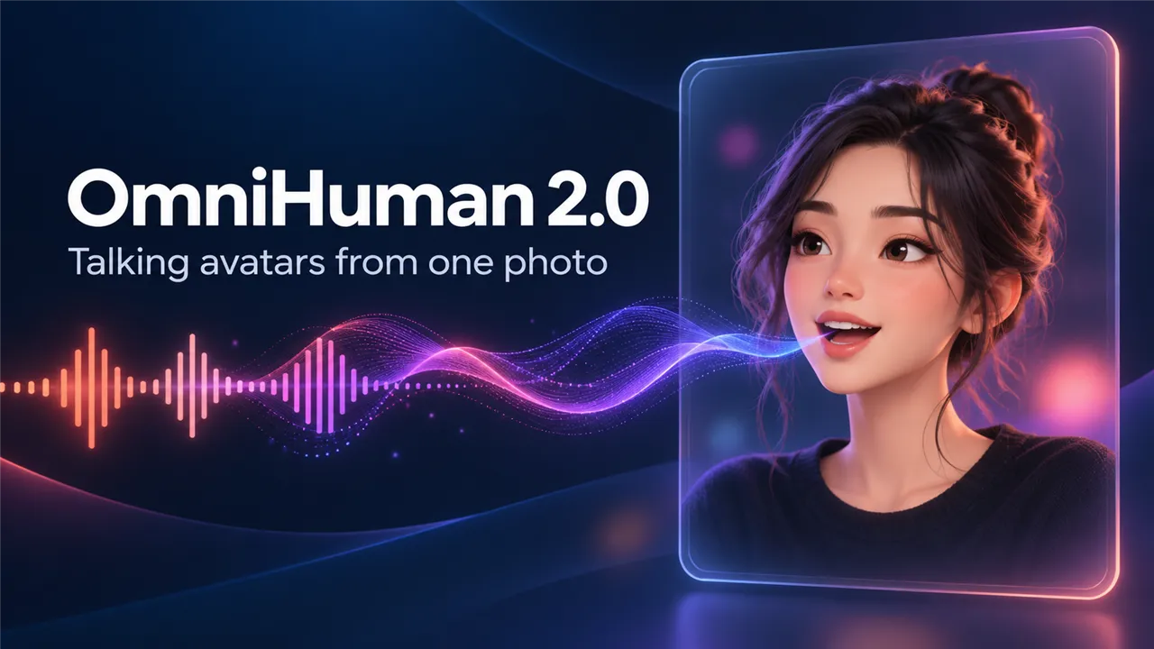 OmniHuman 2.0 Is Live in Karya: Talking Avatars From One Photo and a Voice Track