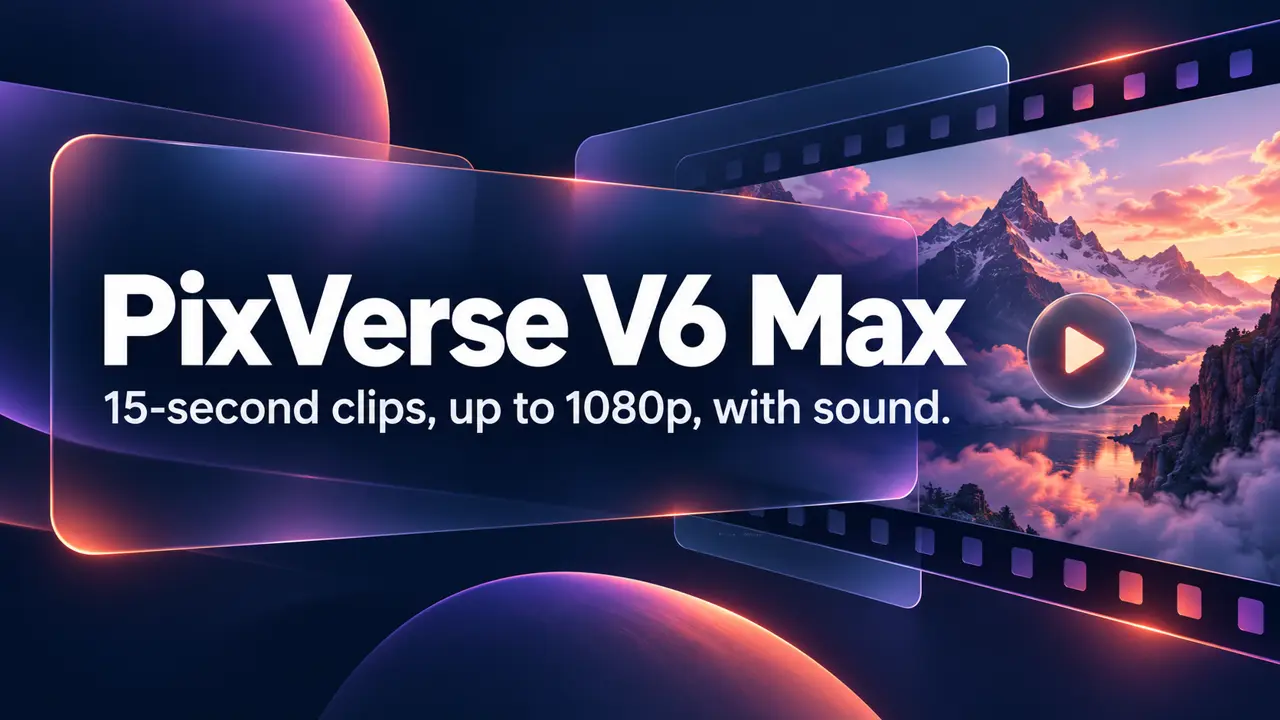 PixVerse V6 Max Is Live in Karya: 15-Second Clips Up to 1080p, With Optional Sound